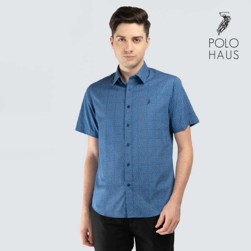 Polo Haus - Men’s 100% Cotton Signature Fit Short Sleeve (dark blue)