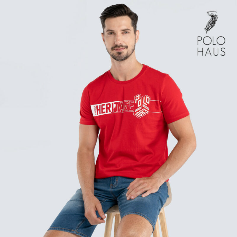 Polo Haus - Men’s Signature Fit T-Shirt (red)
