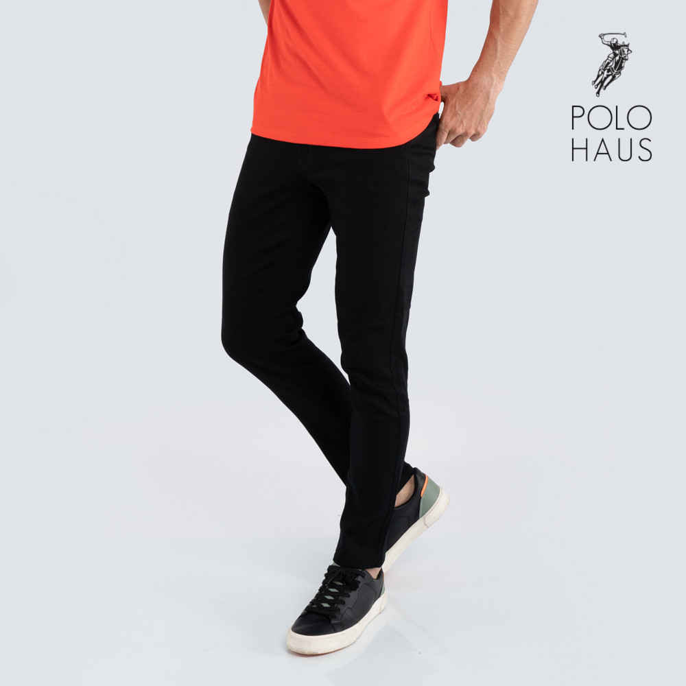 Polo Haus - Men's Slim Fit Cotton Long Pants - Polo Haus Malaysia