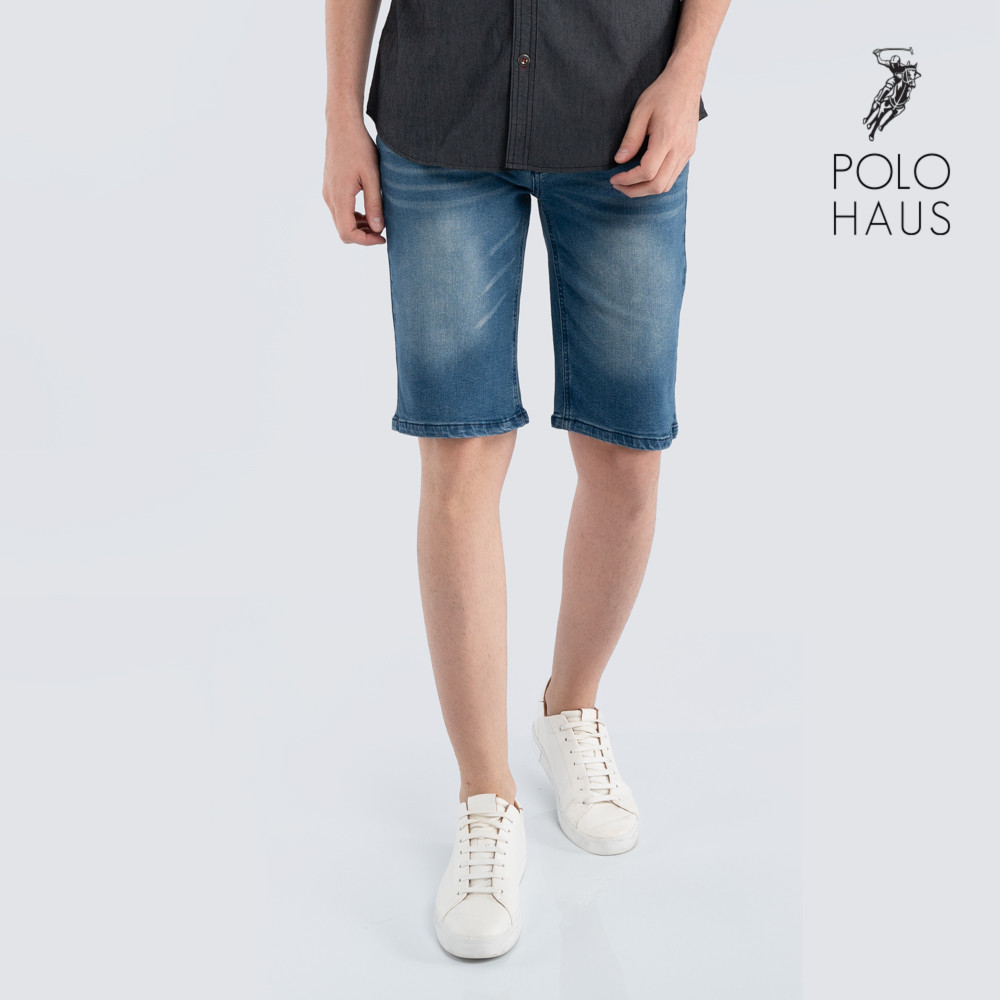 Polo Haus - Men’s Stretch Denim Shorts (blue)