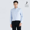Polo Haus - Men’s 100% Cotton Signature Fit Long Sleeve (Light Blue)