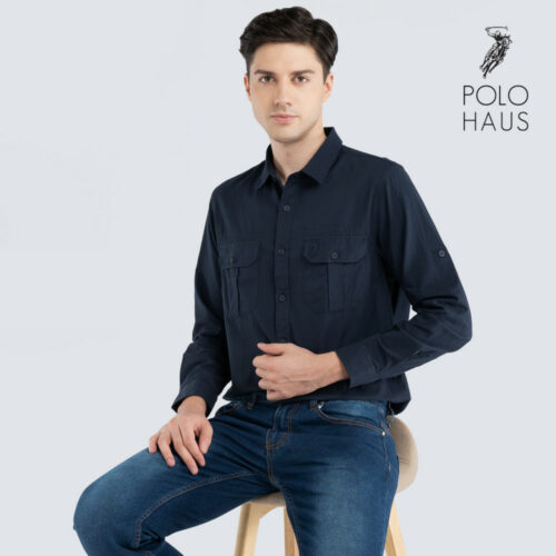 Polo Haus - Men’s Regular Fit Long Sleeve (black)