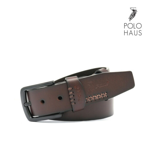 Polo Haus - Casual Pin Belt (0017) (dark brown)