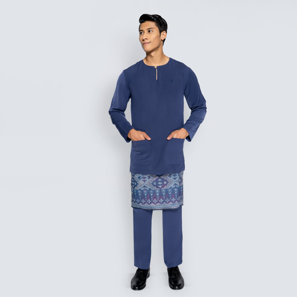 Polo Haus – Baju Johor Teluk Belanga Slim Fit (Navy Blue)