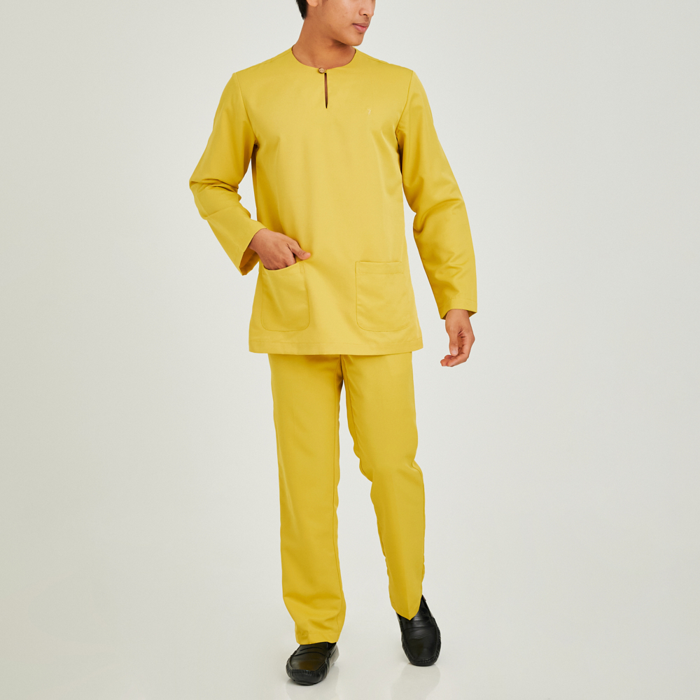Polo Baju Johor Teluk Belanga Slim Fit (Yellow)