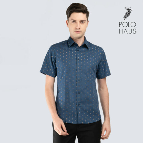 Polo Haus – Men’s 100% Cotton Signature Fit Short Sleeve (dark blue)