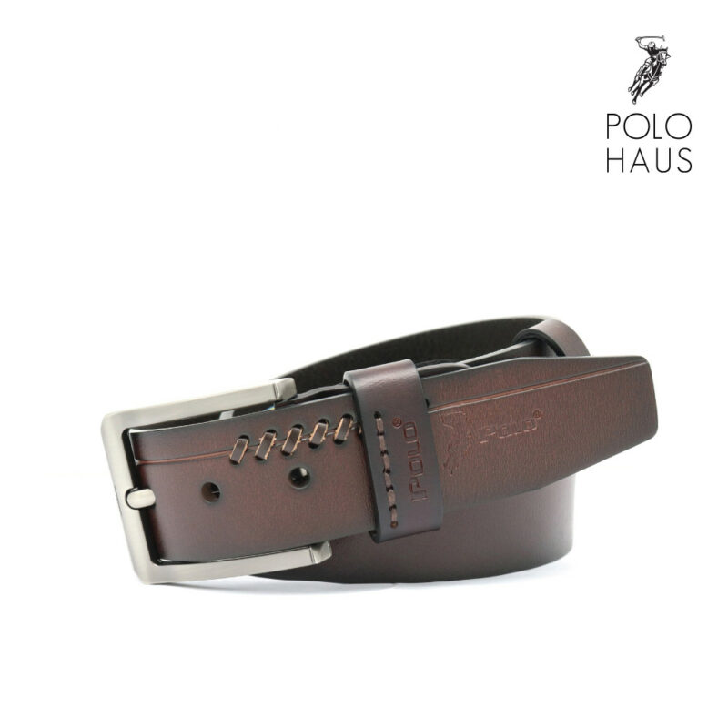 Polo Haus - Casual Pin Belt (0016) (dark brown)